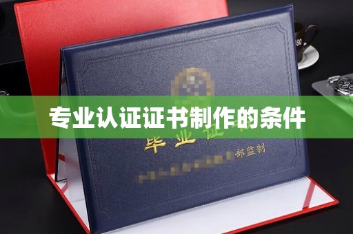 忻府专业认证证书制作的条件